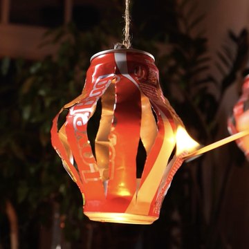 Ça brille ! Lanterne en canettes de soda en seulement 3 étapes