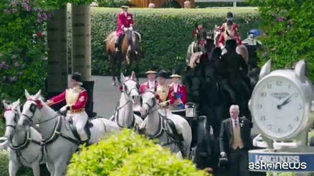 L'arrivo di re Carlo e Camilla al Royal Ascot