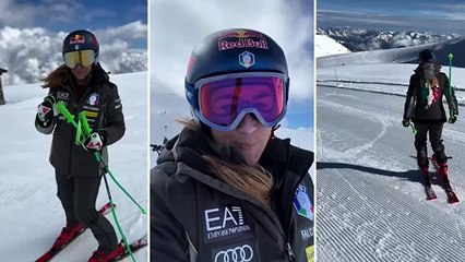 Sofia Goggia è tornata: rimette gli sci a quattro mesi dal grave infortunio