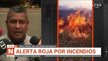 Alerta roja por incendios en Santa Cruz