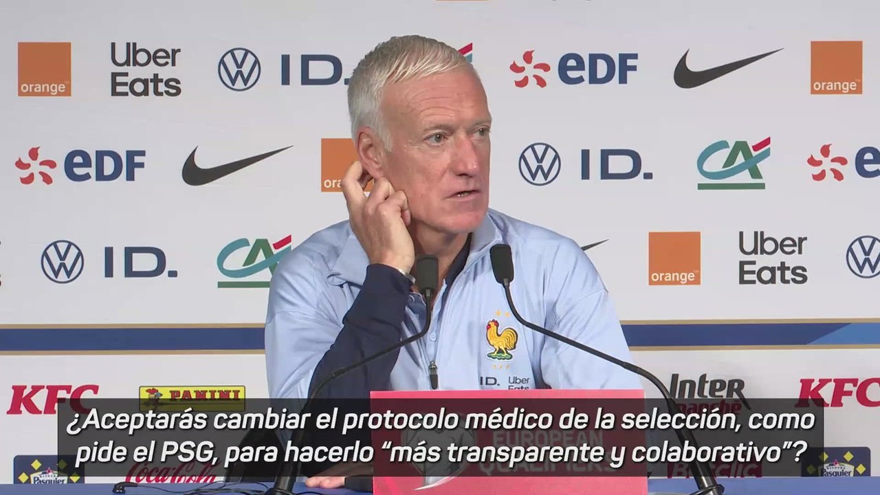 Fuerte enganchón de Deschamps con un periodista: "¡Claro y luego llama el Madrid y juegas tú!"