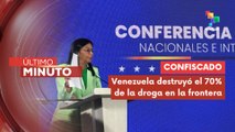 Venezuela ha incautado y destruido el 70% de cocaína en territorio nacional