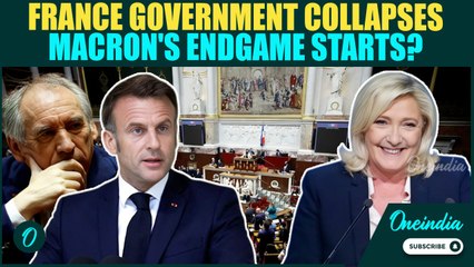 France In Crisis: Government COLLAPSES After No-Confidence Vote | 364 MPs Topple Macron’s Govt
