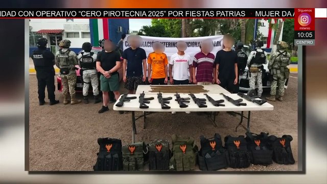 Autoridades de Sinaloa realizan operativo en residencial de Culiacán; hay 8 detenidos