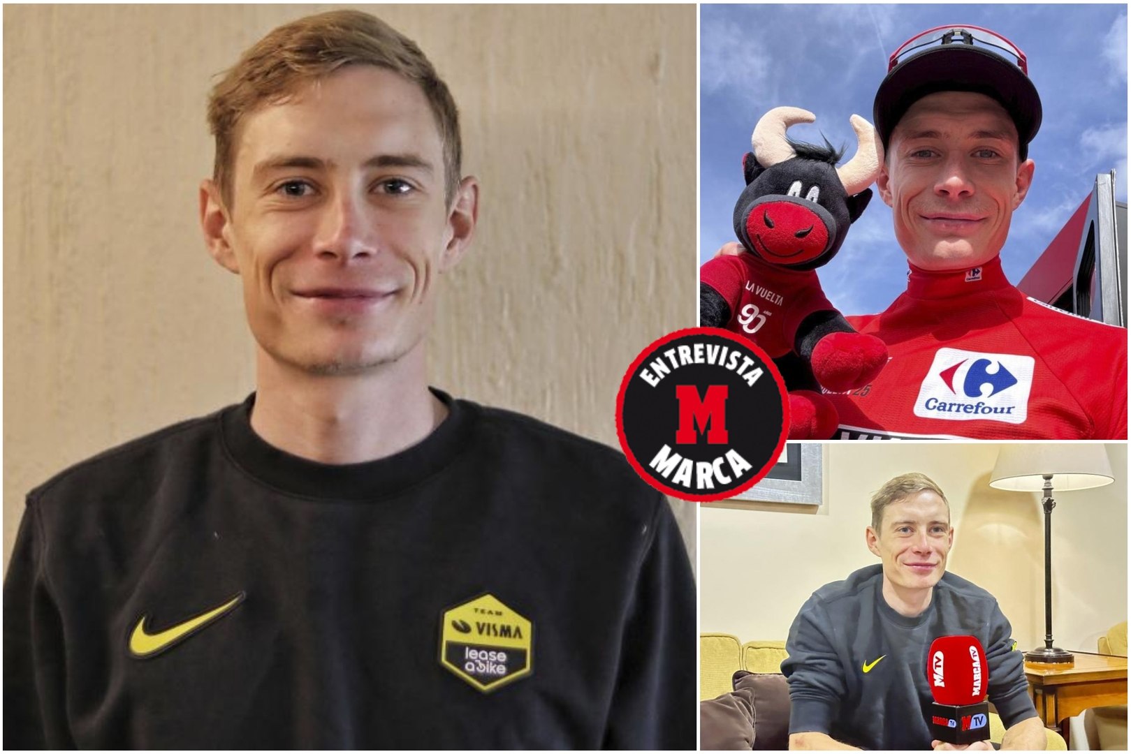 Vingegaard, con MARCA: “Si no coincidiera con Pogacar ya tendría