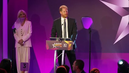 Prince Harry calls WellChild winners beacons of hope