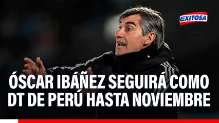 Óscar Ibáñez confirma que seguirá en la Selección Peruana hasta noviembre a pedido de Ferrari