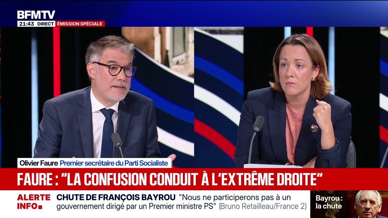 Crise politique: Olivier Faure (PS) souhaite "une cohabitation d'un genre nouveau"