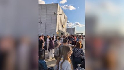 Passengers evacuated and check-in closed amid 'possible hazardous materials' incident