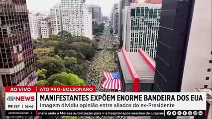 Musa sobre bandeira dos EUA nos atos do 7 de Setembro: “Tinha muito mais sentido a do Brasil”