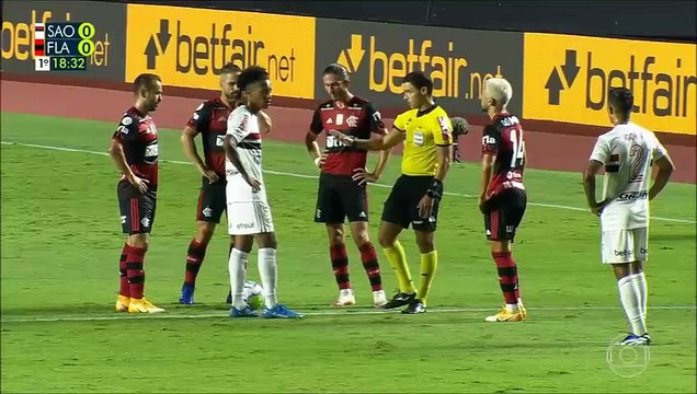 Campeonato Brasileiro 2020 São Paulo x Flamengo (38ª rod) com Luís Roberto (Globo) 1º tempo