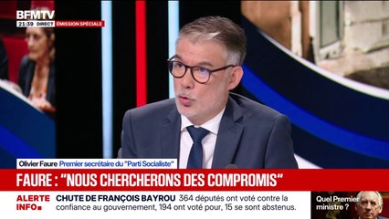 Budget 2026: "44 milliards d'économies c'est impossible, nous proposons d'en faire la moitié", explique Olivier Faure, Premier secrétaire du PS