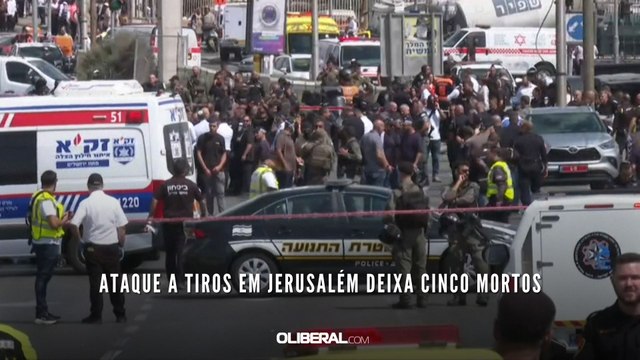 Ataque a tiros em Jerusalém deixa cinco mortos