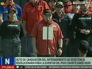 Juramentada la primera cohorte "Darío Vivas" del curso de Resistencia Revolucionaria