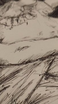 Rencontre avec Louis RUNEMBERG artiste peintre au Musée des Beaux-Arts de Rouen, tous les après midi, performance un dessin et plus par jour devant Andromaque de Rochegrosse..