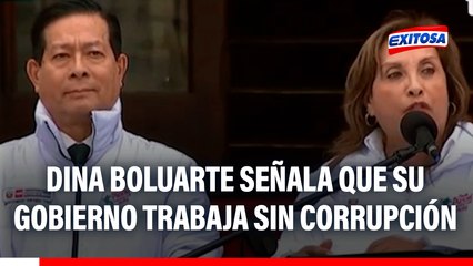 Boluarte afirma que su gobierno trabaja sin corrupción: "Quizá por eso a algunos le caemos incómodos"