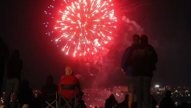 Fiestas de Valladolid: tercera noche de fuegos artificiales