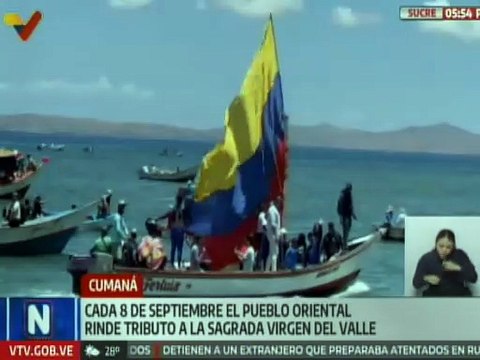 Sucre | Feligreses realizan recorrido marítimo en celebración al Día de la Virgen del Valle