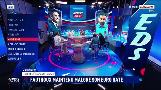 Hunckler confirme Fauthoux dans ses fonctions malgré l'élimination des Bleus à l'Euro - Basket