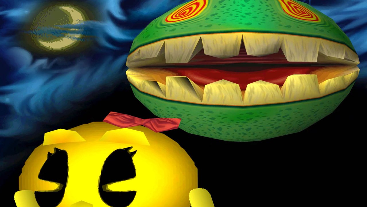 Ms Pac-Man Maze Madness All Bosses (Dreamcast, N64, PS1)
