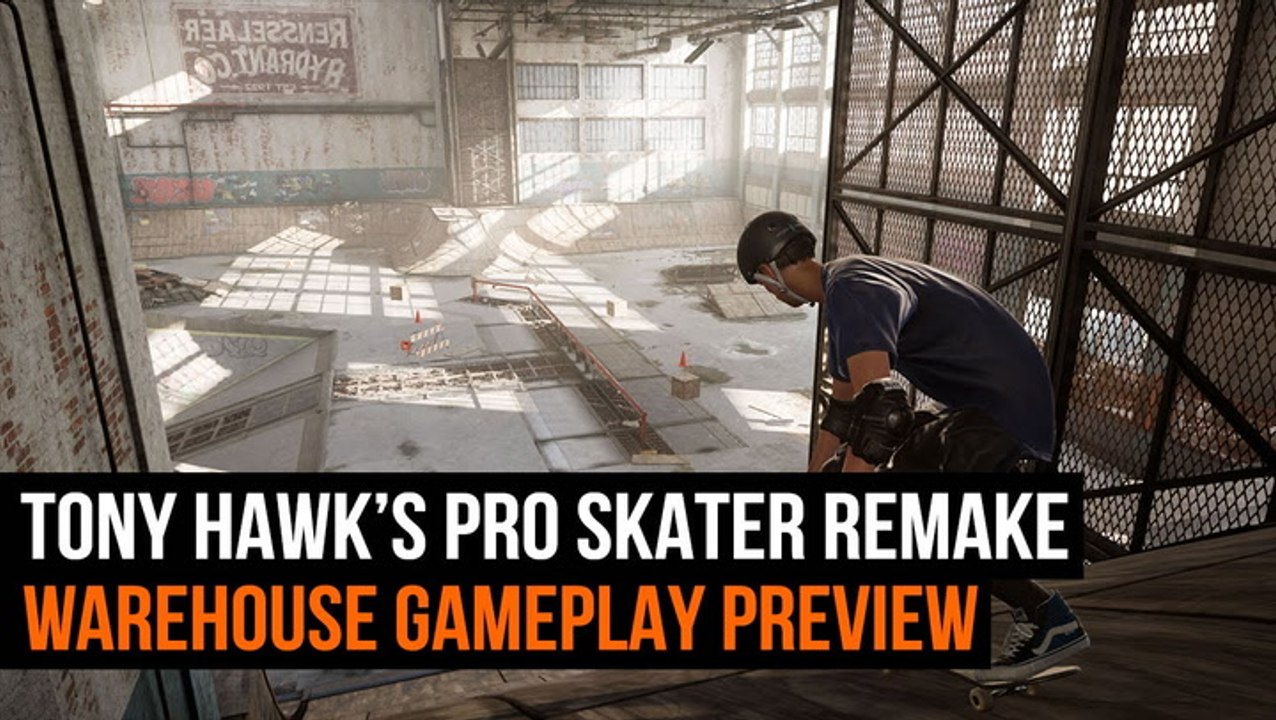 Tony Hawk's Pro Skater Remake | Warehouse Level Gameplay