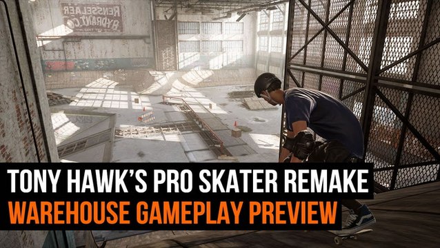 Tony Hawk's Pro Skater Remake | Warehouse Level Gameplay