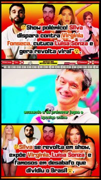 Que babado!😲Explosão no palco: #cantorSilva, ataca #VirginiaFonseca, critica #LuisaSonza, e choca o público”Notícias 100 notícias dos Famosos