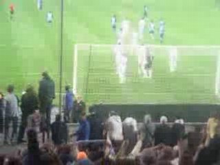 Om-Strasbourg,penalti de cisse vue du virage sud