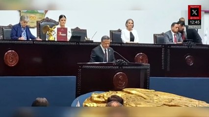 Julio Menchaca presenta su tercer informe de gobierno en Hidalgo