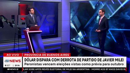 Dólar dispara na Argentina após derrota do partido de Milei; Fabrizio Neitzke avalia repercussão
