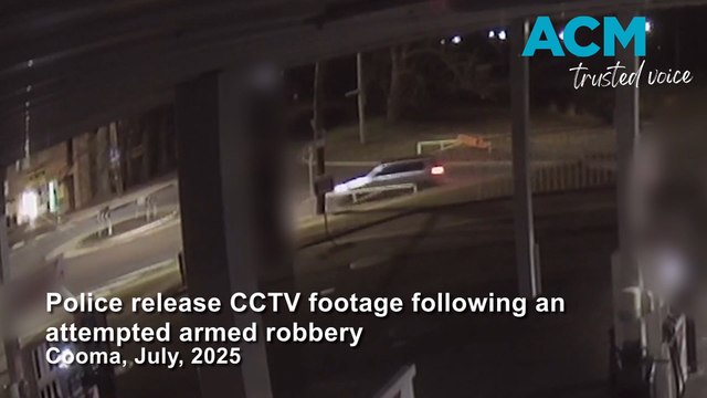 Police release CCTV footage following an attempted armed robbery