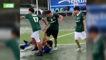 Pelea campal en el futbol amateur en Guadalajara se hizo viral en redes sociales