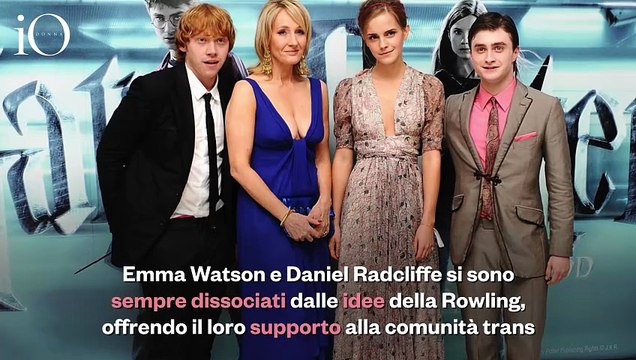 J.K. Rowling, scontro con Emma Watson e Daniel Radcliffe sui trans: «Non li perdono, chiedano scusa»
