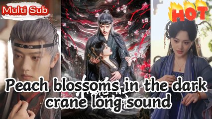 Peach blossoms in the dark crane long sound