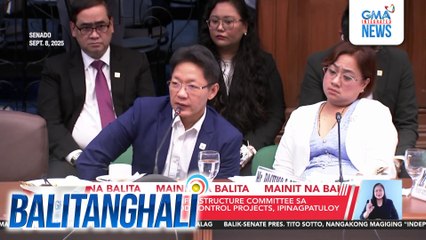 Pagdinig ng House Infrastructure Committee sa maanomalyang flood control projects, ipinagpatuloy ngayong araw | Balitanghali