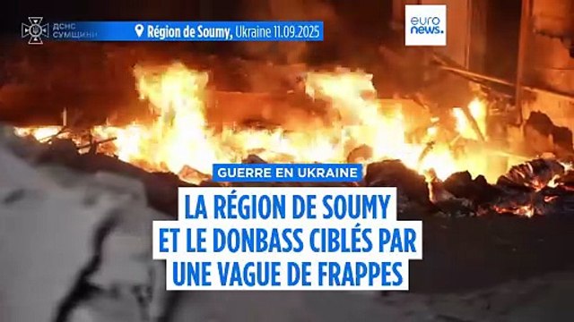La Russie bombarde la région de Soumy et le Donbass, l'Ukraine neutralise un navire russe