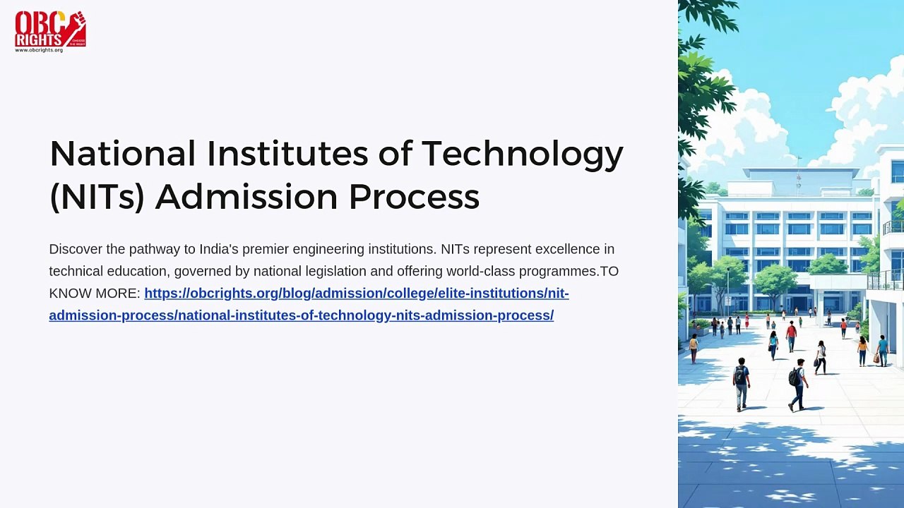 National Institutes of Technology (NITs) Admission Process