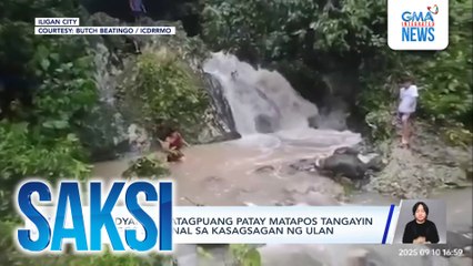 Estudyante, natagpuang patay matapos tangayin ng agos sa kanal sa kasagsagan ng ulan | Saksi