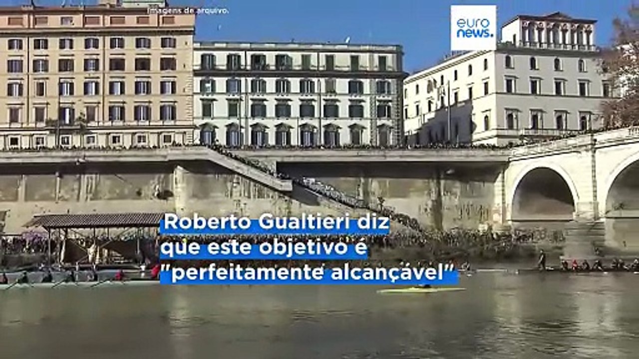 Autarca de Roma quer que Tibre fique próprio para banhos em cinco anos
