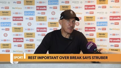 Rest and recovery important during break for Bristol City says Gerhard Struber