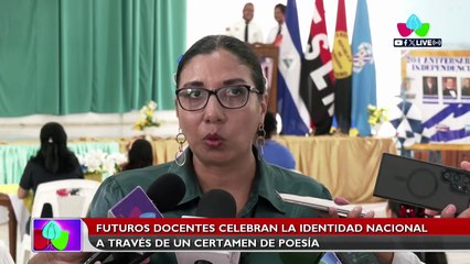 🇳🇮 Estudiantes normalistas honran a héroes nacionales con poesía en Managua ✍️