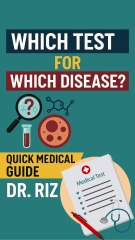 Which Test for Which Disease? 🧪 | Quick Medical Guide | Dr. Riz #Shorts #DrRiz #NursingStudents