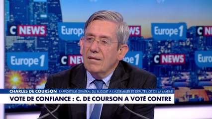 Charles de Courson : «Les mesures qu'il préconisait étaient déséquilibrées»