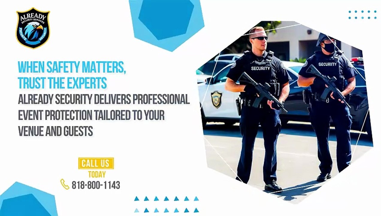 Already Security – Professional Event Security Services You Can Trust
