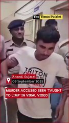 Gujarat Police Under Fire: Murder Accused Seen ‘Taught to Limp’ in Viral Video