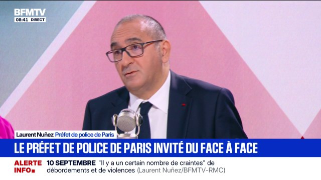 Avec 80.000 policiers et gendarmes, Laurent Nuñez décrit un dispositif exceptionnel pour le 10 septembre