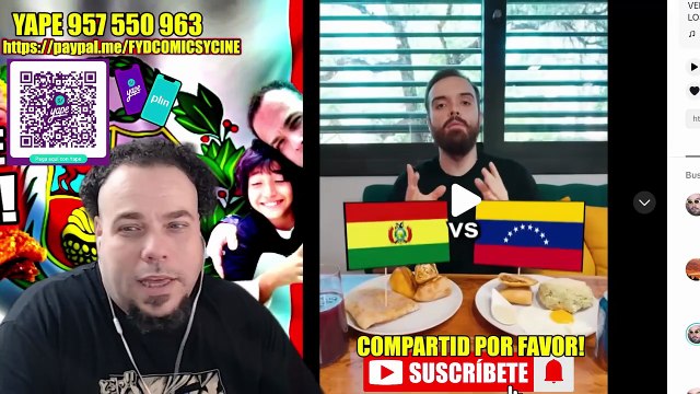 BOLIVIA VS VENEZUELA PERU APOYA A VENEZOLANOS! BOLIVIANOS CAMBIAN DESAYUNO #mundialdedesayunos #ibai