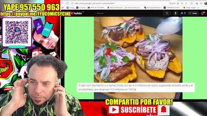 _PERU ESTA MAS RICO_ ECUATORIANO ES ATACADO POR LA PRENSA POR PREFERIR EL PAN CON CHICHARRON PERUANO