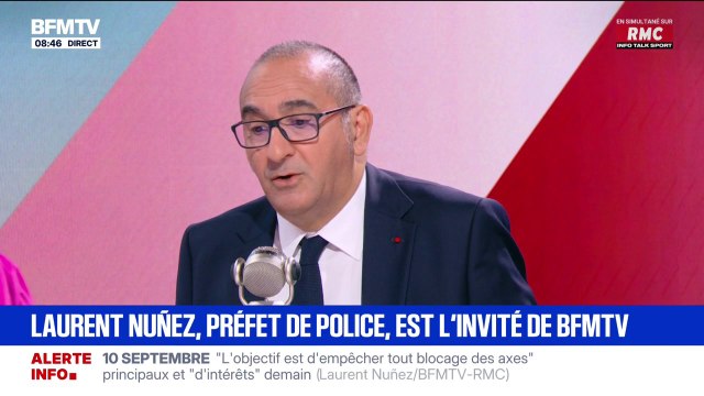 Je n'ai pas été saisi : Laurent Nuñez assure qu'aucune demande de manifestation n'a été formulée pour le 18 septembre