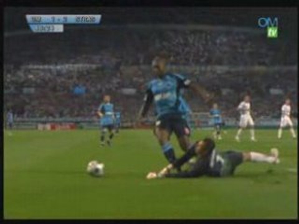 OM Strasbourg -Tournant du match (Cissé et Nasri Buts Live)